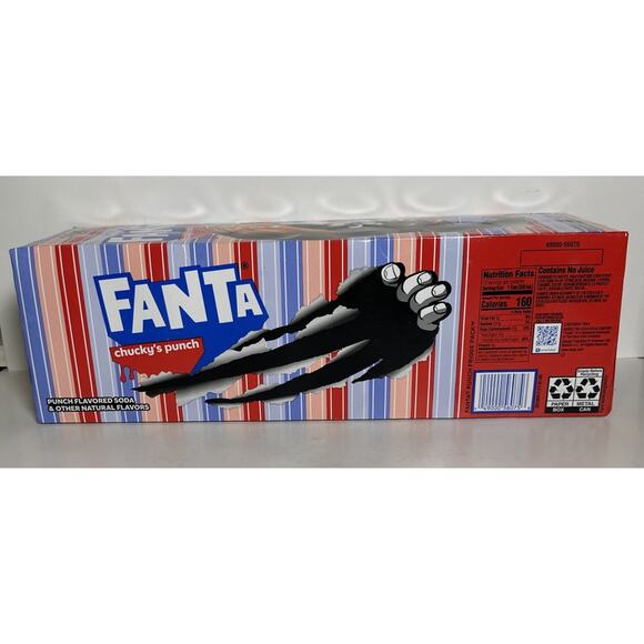 Fanta Chucky’s Punch Limited Edition Halloween Flavor 12-Pack Cans New Horror - Picture 4 of 6